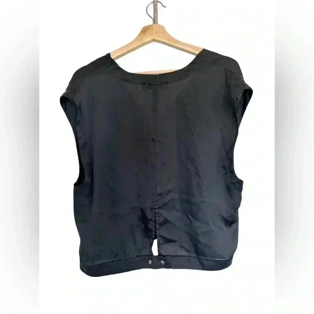 Robert Rodriguez Size Women’s XL Black Dress Shirt - Picture 2 of 3